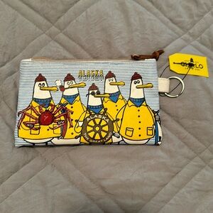 Chalo NWT ALASKA zippered pouch/wallet PURCHASED in AK on vacation